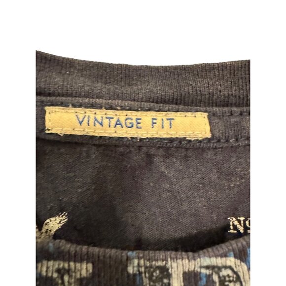 Vintage American Eagle Outfitters Graphic T-Shirt Men Small Blue Vintage Fit 100 - Picture 6 of 6
